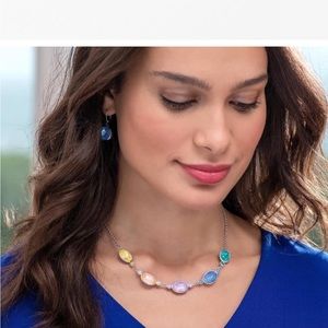 New without box Touchstone Crystal Oval DeLite Necklace. Perfect for Easter!